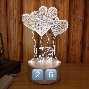 3D illusion LED night light